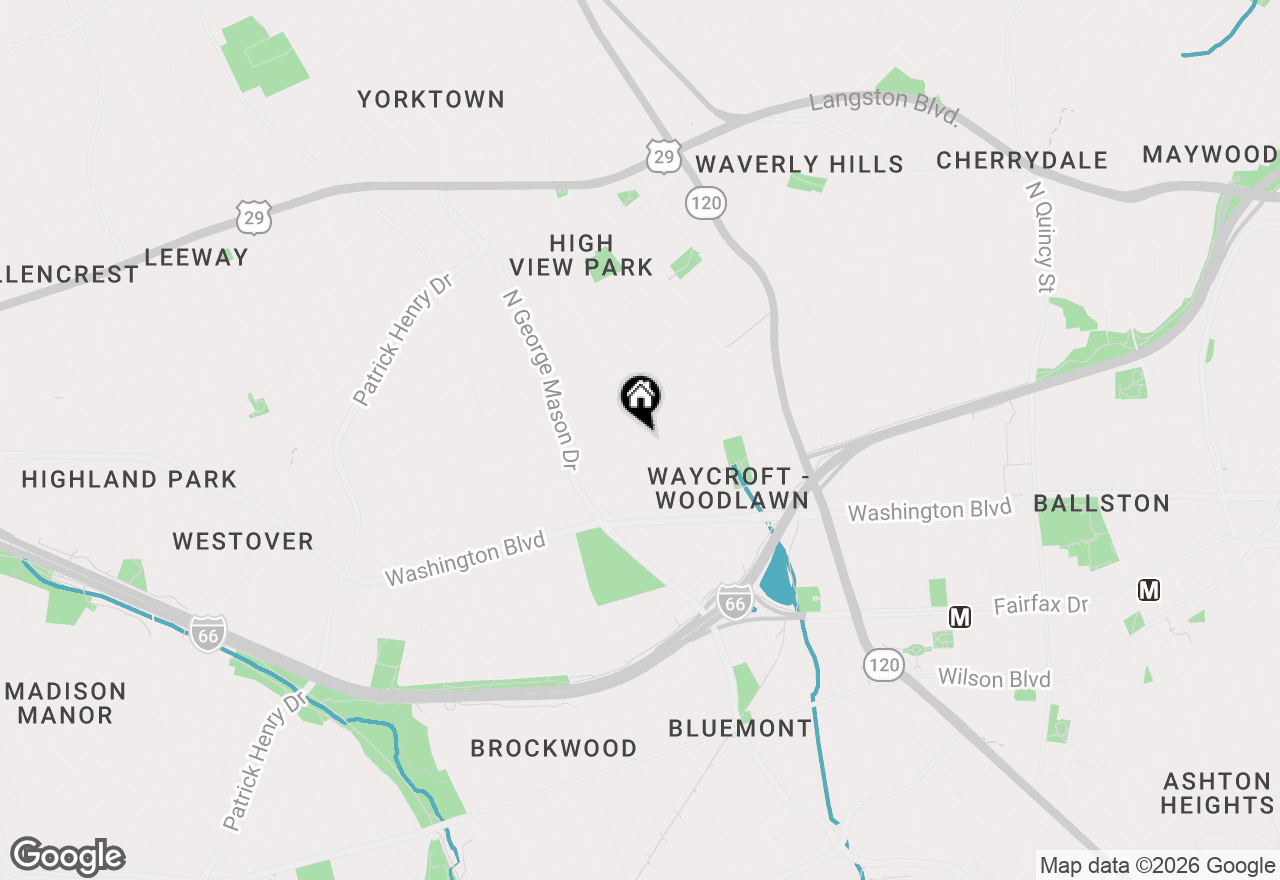 Map of 1517 N Edison Street, Arlington, VA 22205