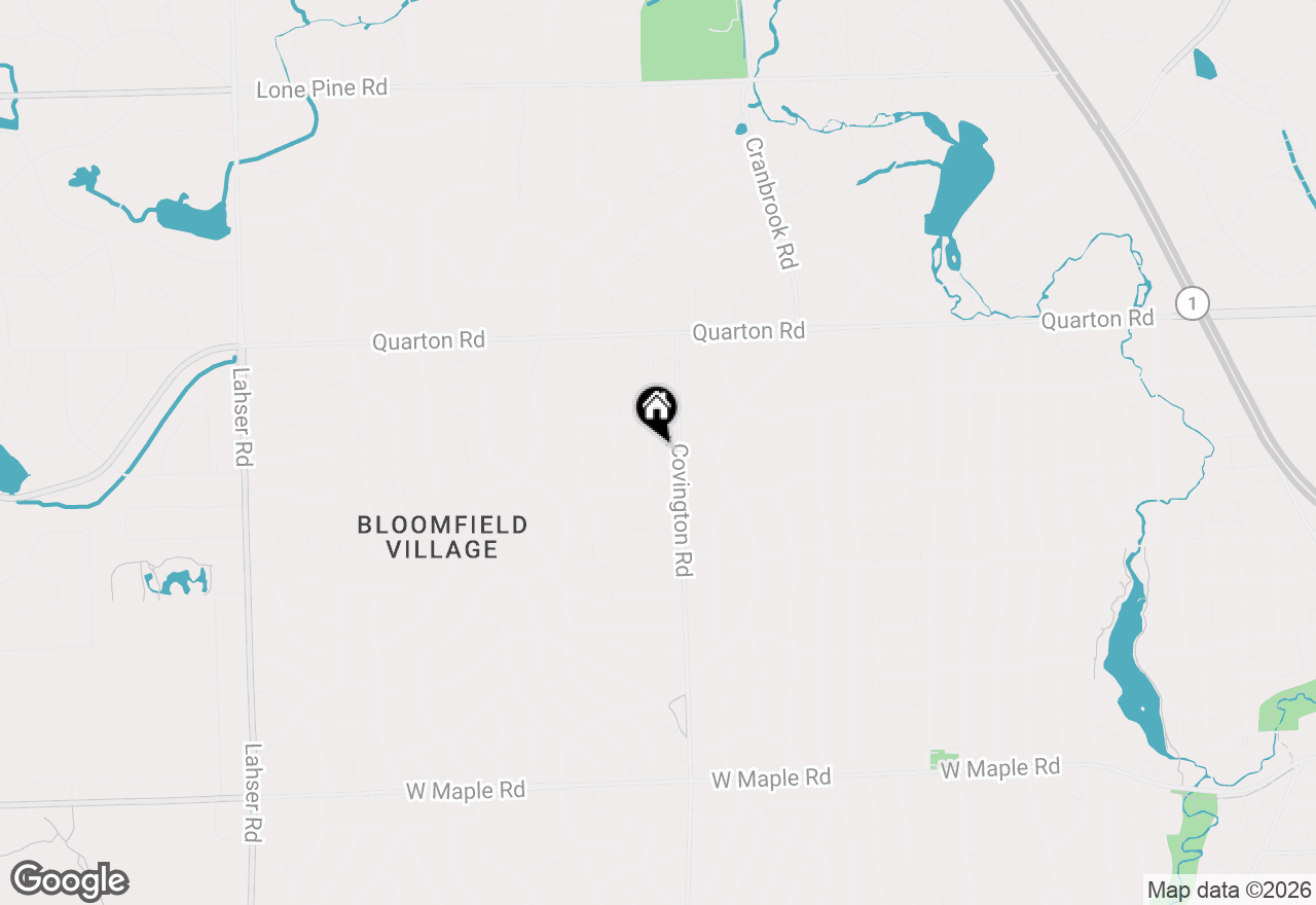 Map of 1252 Indian Mound E, Bloomfield Hills, MI 48301