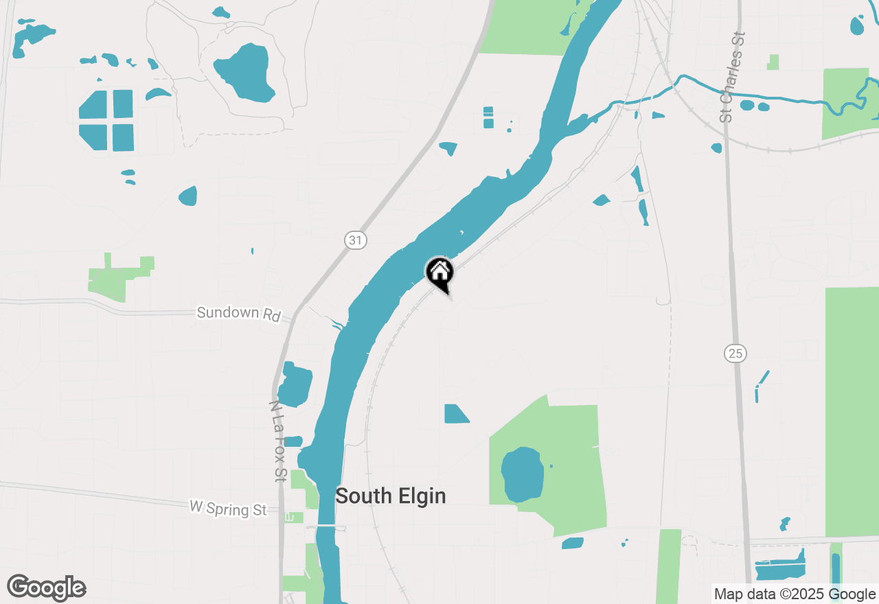 Map of 1644 Raymond Street, South Elgin, IL 60177