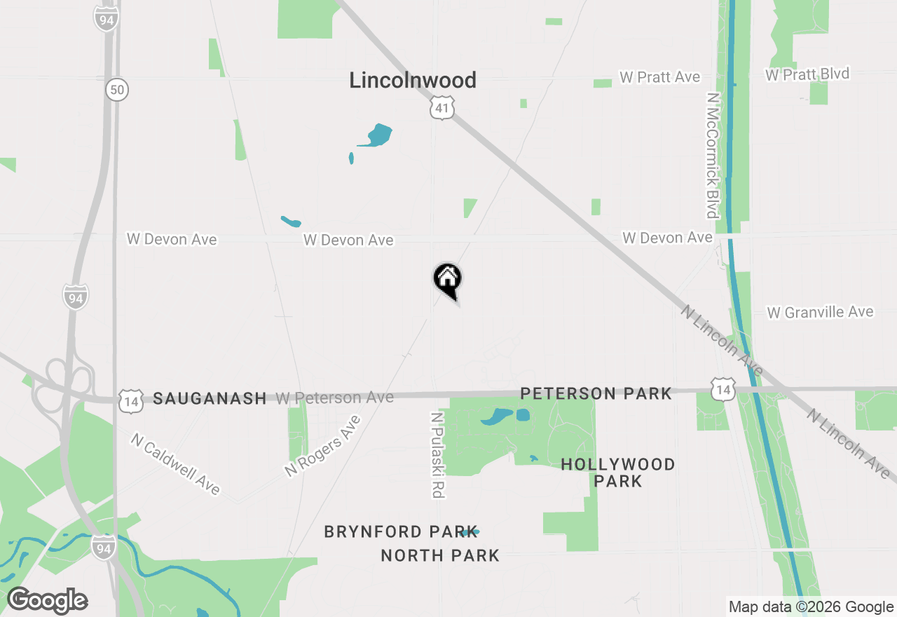 Map of 6210 N Harding Avenue, Chicago, IL 60659
