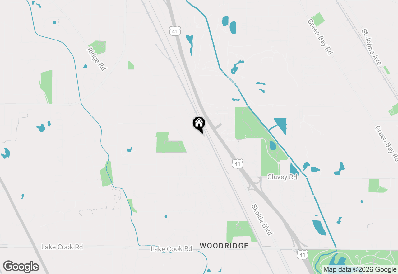 Map of 626 Barberry Road, Highland Park, IL 60035