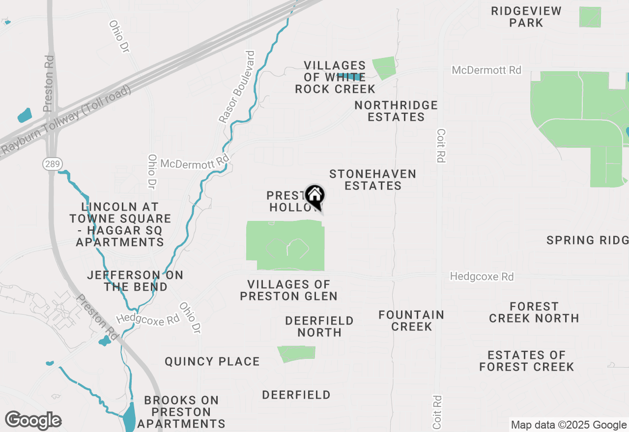 Map of 4525 Hawkhurst Drive, Plano, TX 75024