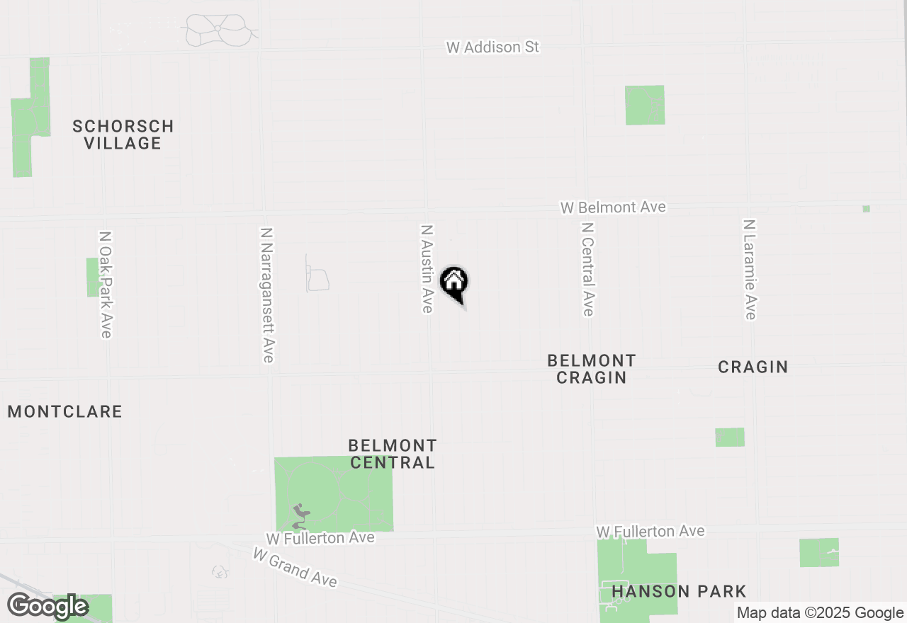 Map of 2929 N Mason Avenue, Chicago, IL 60634