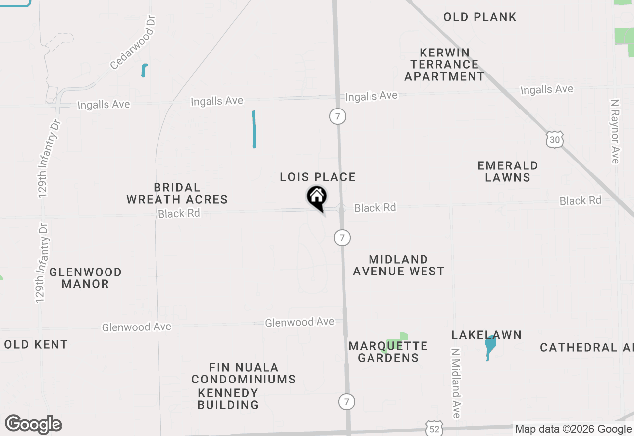 Map of 713 Lois Place, Joliet, IL 60435
