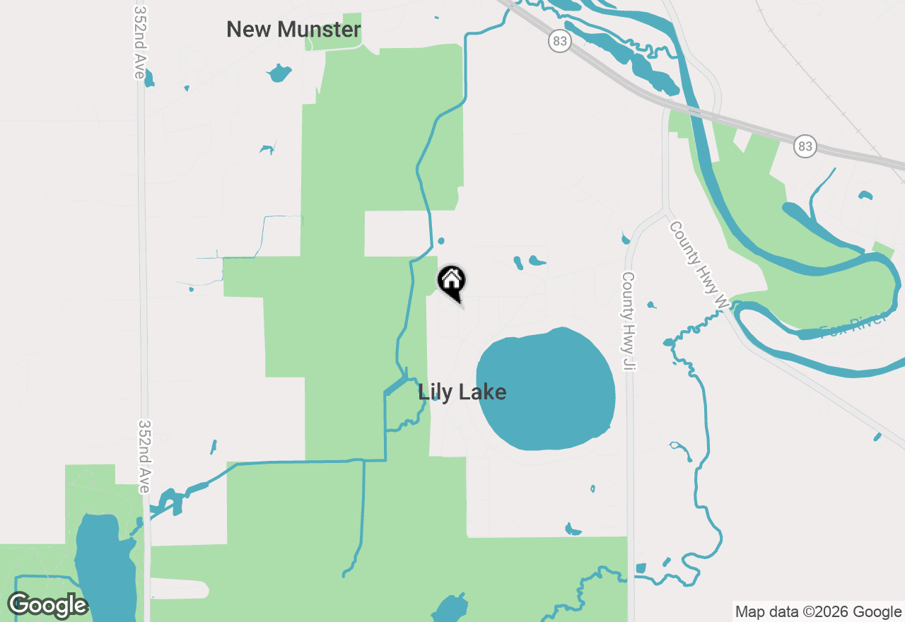 Map of 7512 336th Ave, Burlington, WI 53105