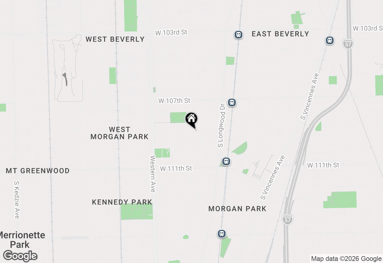 Map of 2138 W 109th Street, Chicago, IL 60643