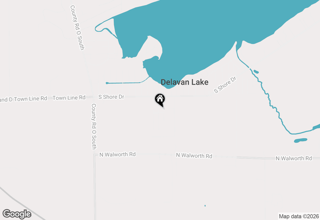 Map of N2456 Mildred St, Delavan, WI 53115