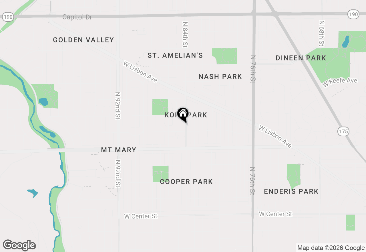 Map of 3223 N 84th St #3225, Milwaukee, WI 53222