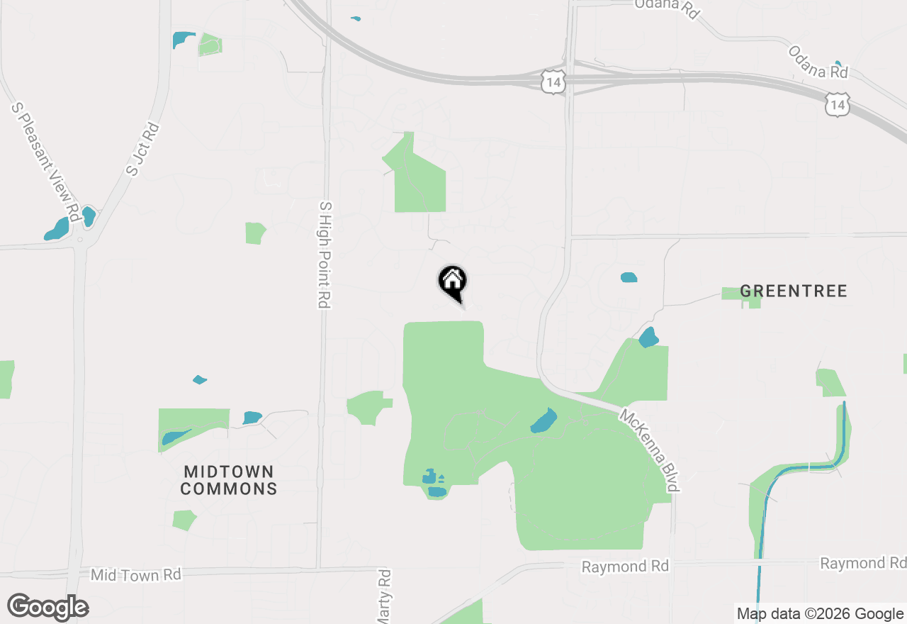 Map of 57 Chequamegon Bay, Madison, WI 53719