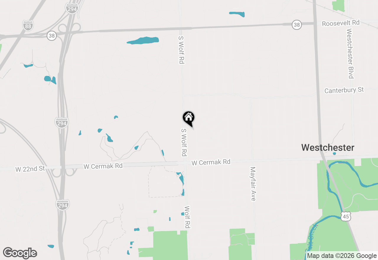 Map of 1905 S Wolf Road #209, Hillside, IL 60162