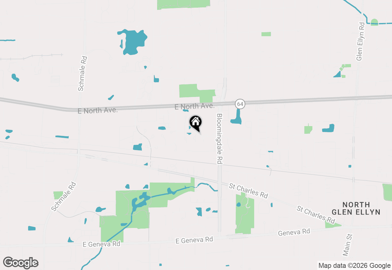 Map of 1095 Camden Court #1095, Glendale Heights, IL 60139