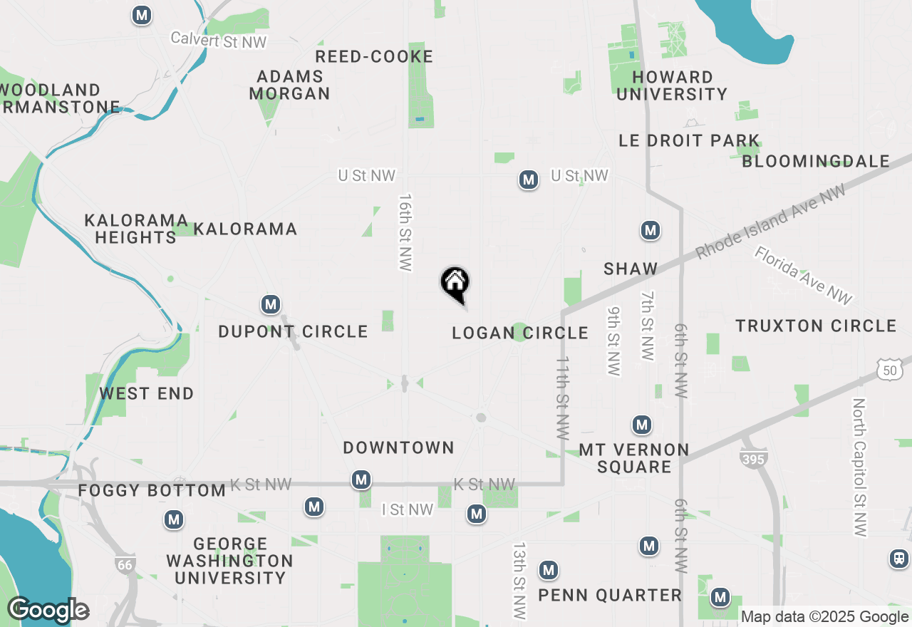 Map of 1445 Church Street Nw #1, Washington, DC 20005