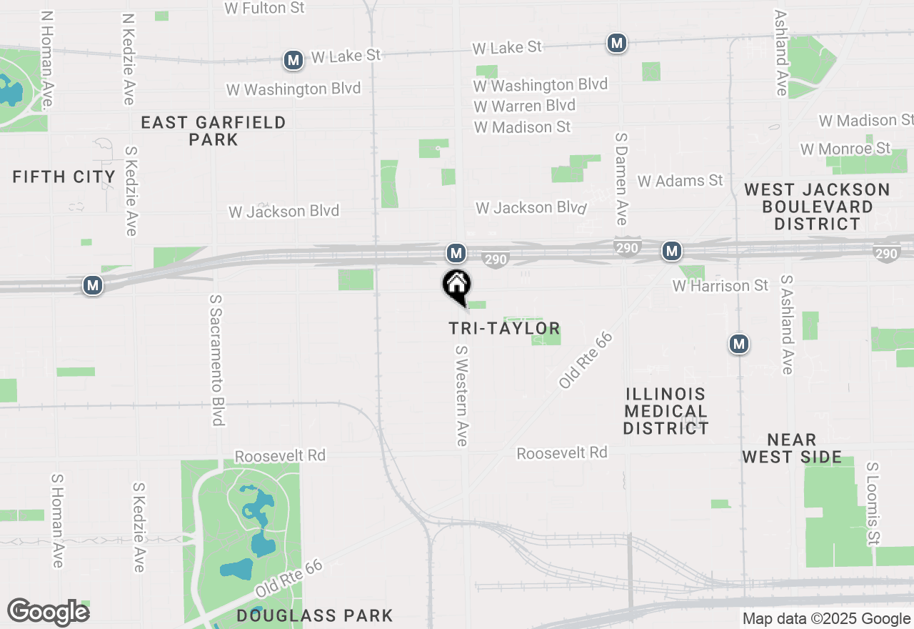 Map of (Address confidential), Chicago, Illinois 60612