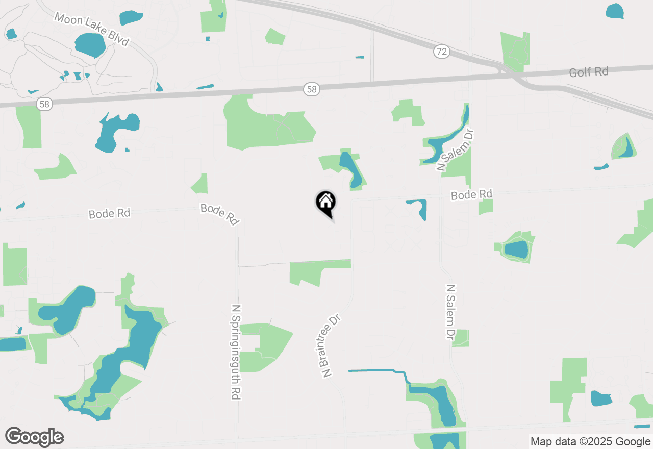 Map of 640 Yardley Lane, Hoffman Estates, IL 60169