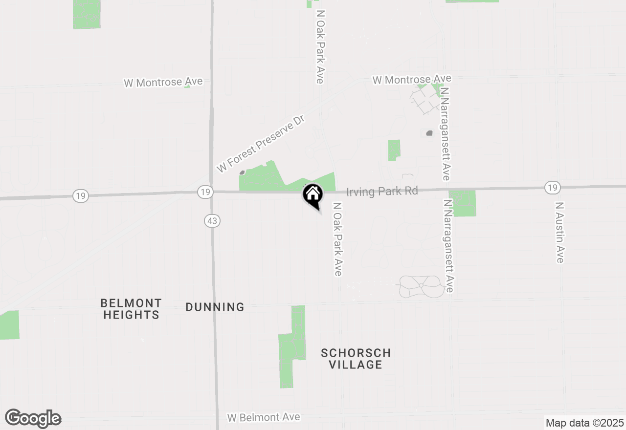 Map of 3909 N New England Avenue, Chicago, IL 60634