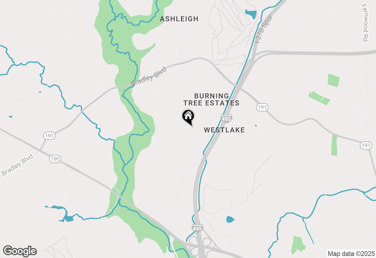 Map of 9105 Seven Locks Road, Bethesda, MD 20817