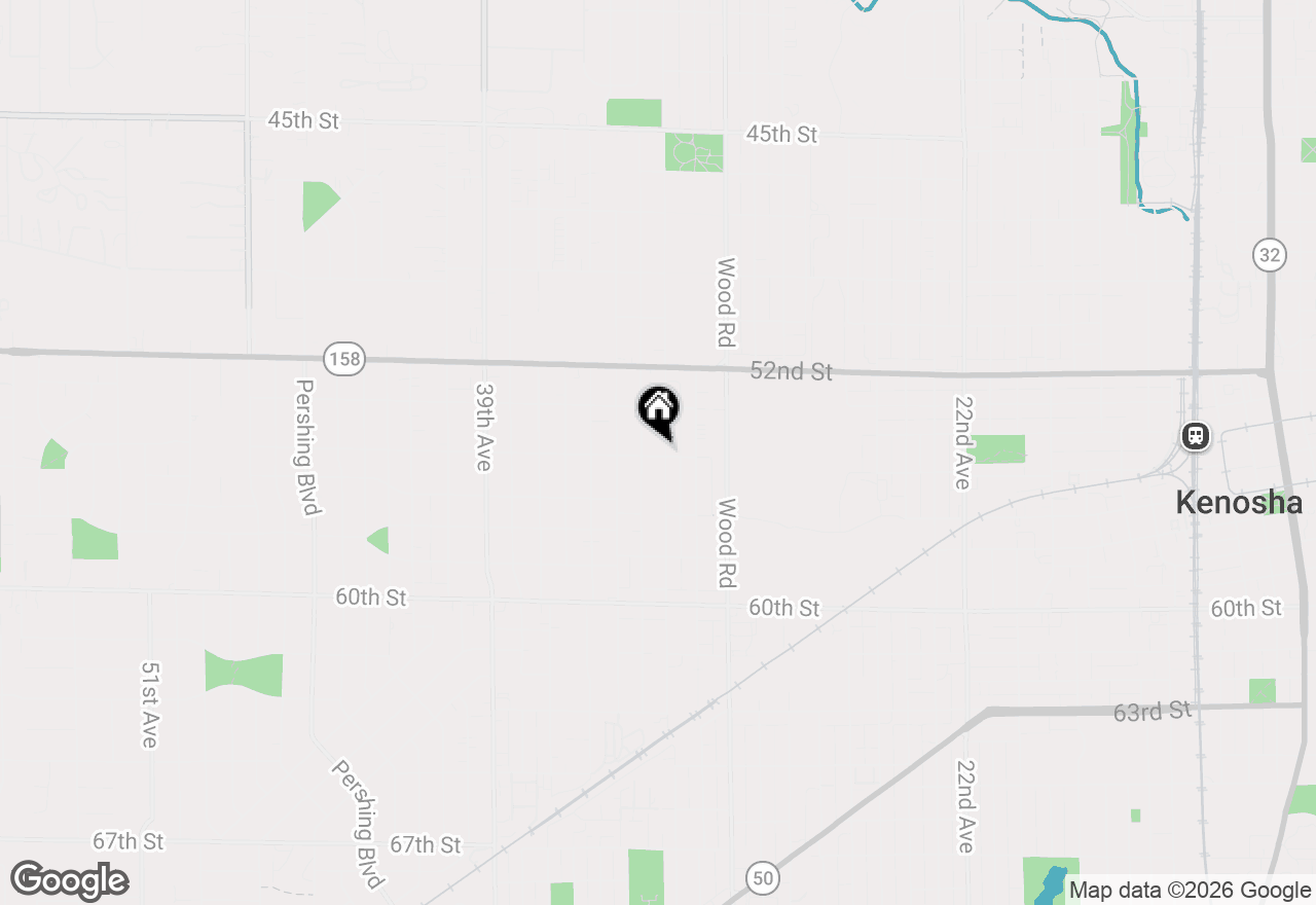 Map of 5426 32nd Ave, Kenosha, WI 53144
