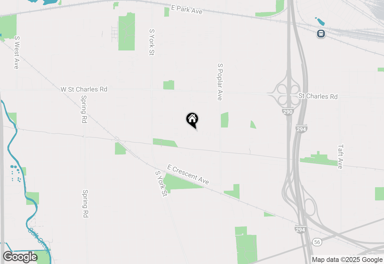 Map of 217 E South Street, Elmhurst, IL 60126