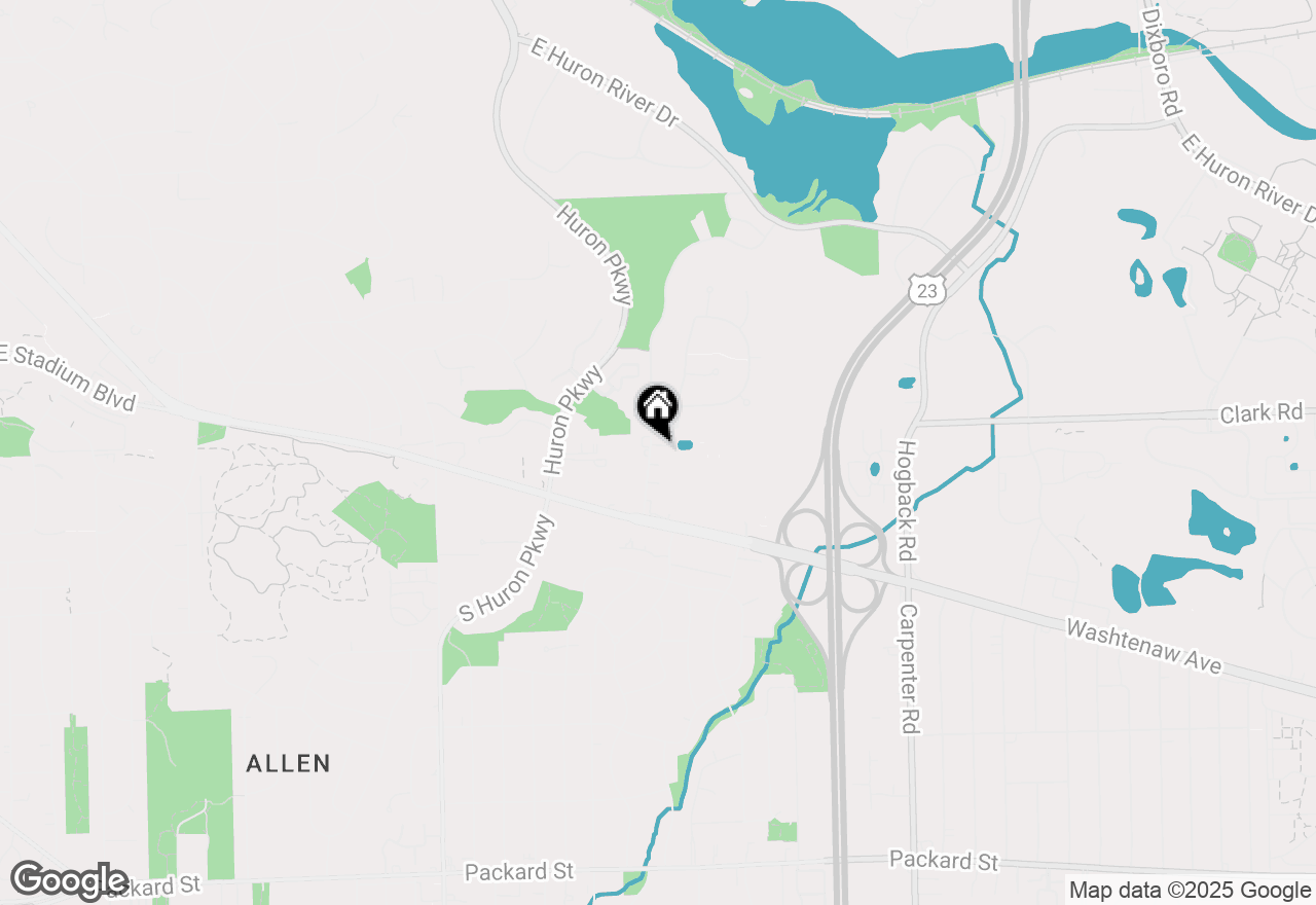 Map of 2019 Chalmers Drive, Ann Arbor, MI 48104