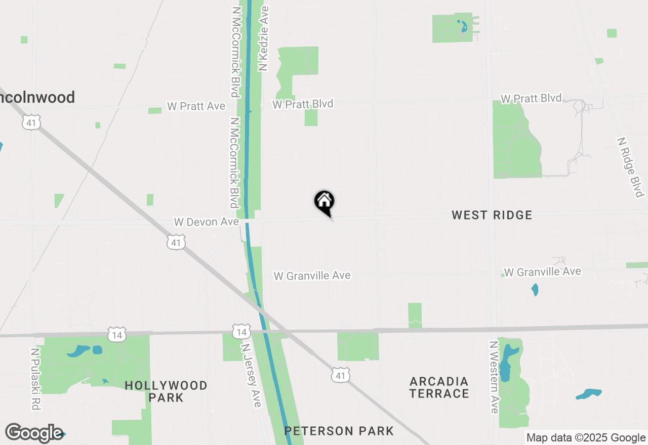 Map of 2953 W Devon Avenue, Chicago, IL 60659