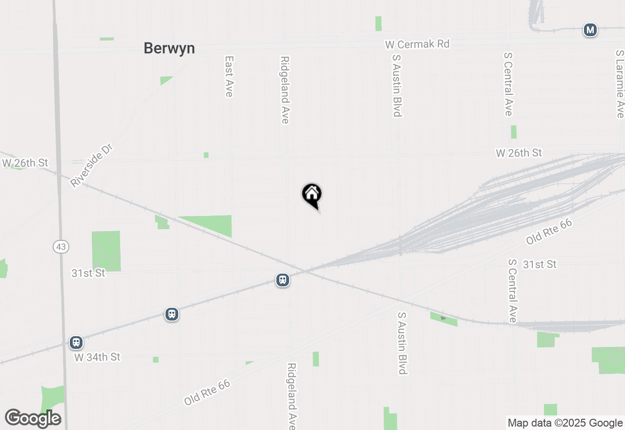 Map of 2802 Highland Avenue, Berwyn, IL 60402