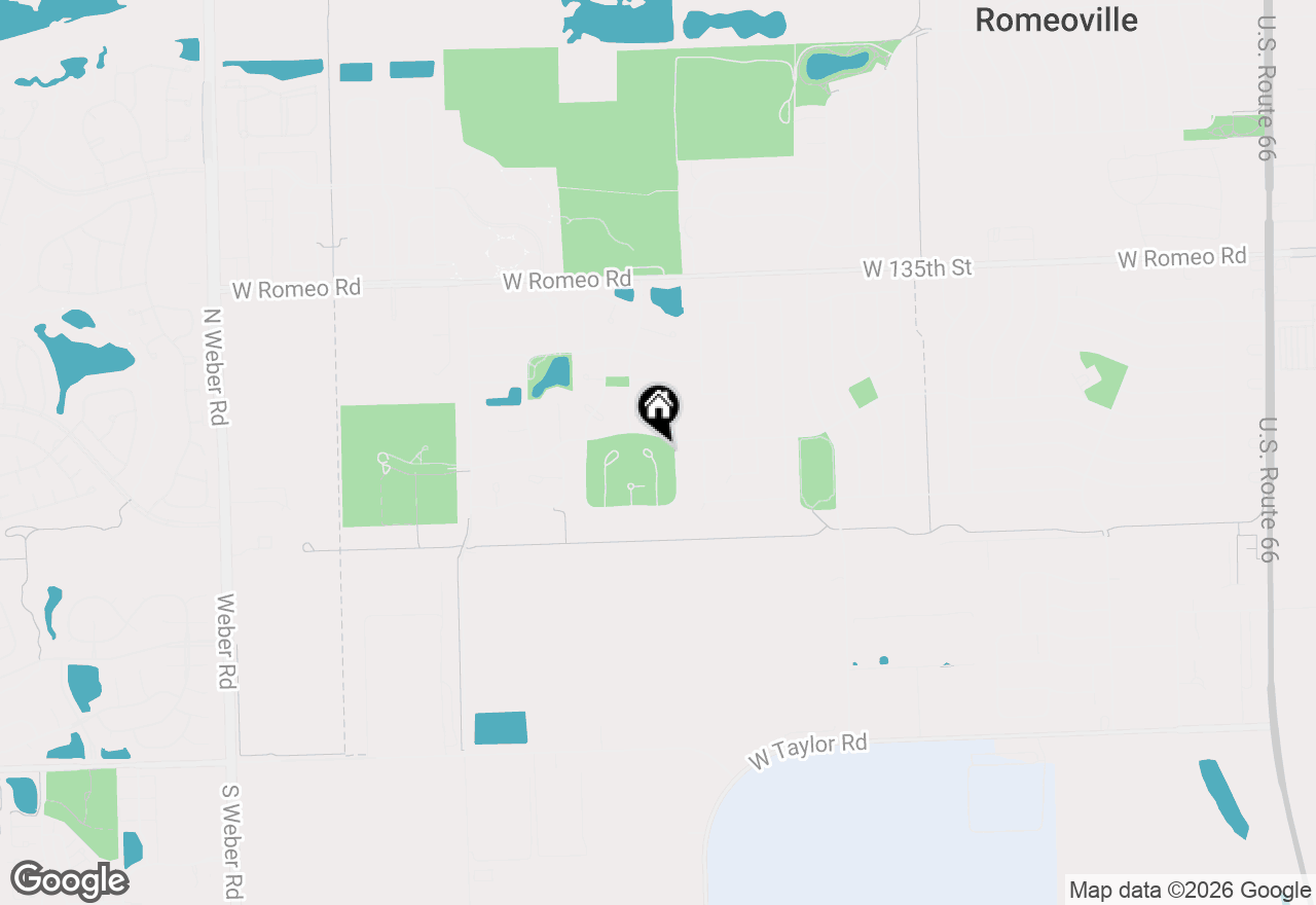 Map of 245 Charleston Avenue, Romeoville, IL 60446