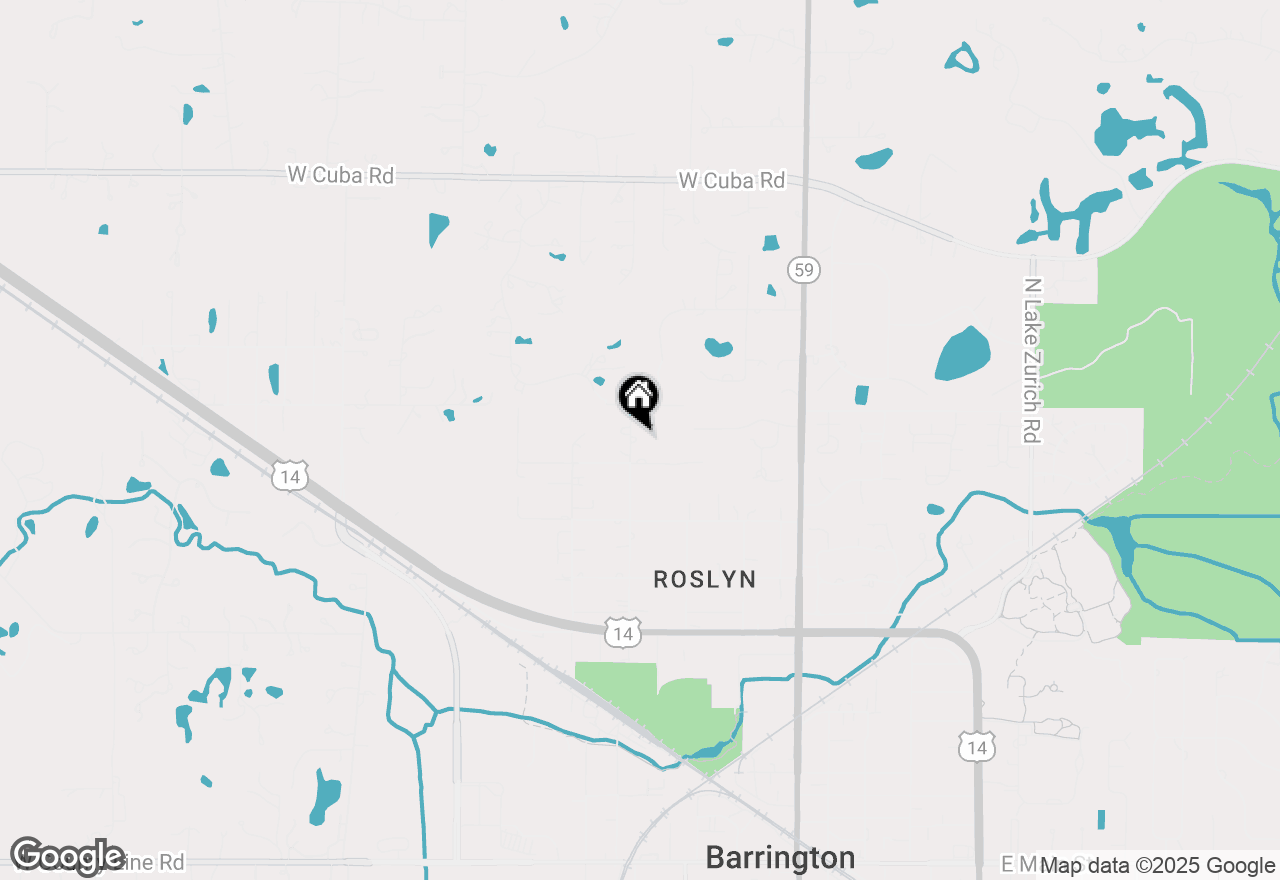 Map of 20927 N Exmoor Avenue, Barrington, IL 60010