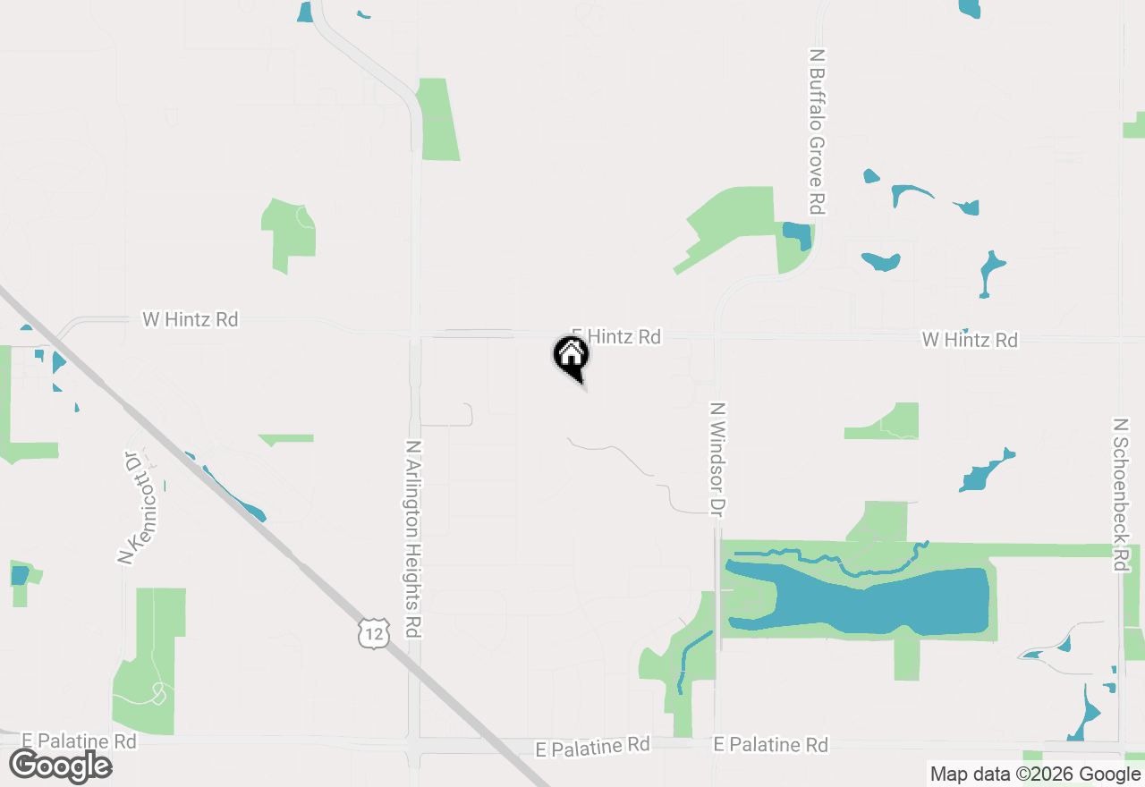 Map of (Address confidential), Arlington Heights, Illinois 60004