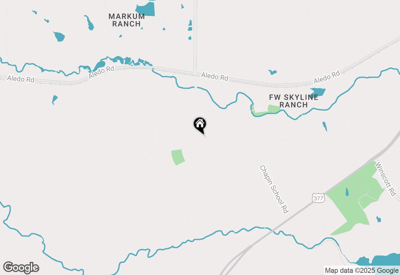 Map of 10179 Sunridge Drive, Benbrook, TX 76126