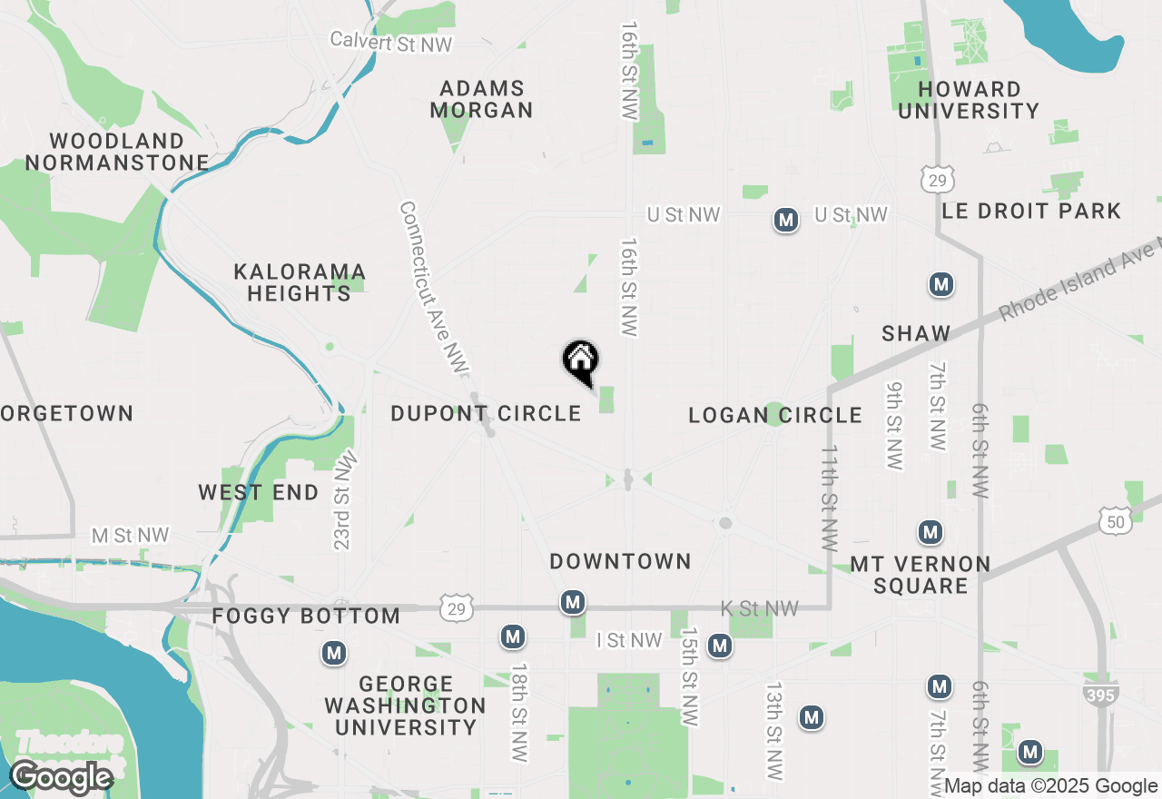 Map of 1514 17th Street Nw #311, Washington, DC 20036