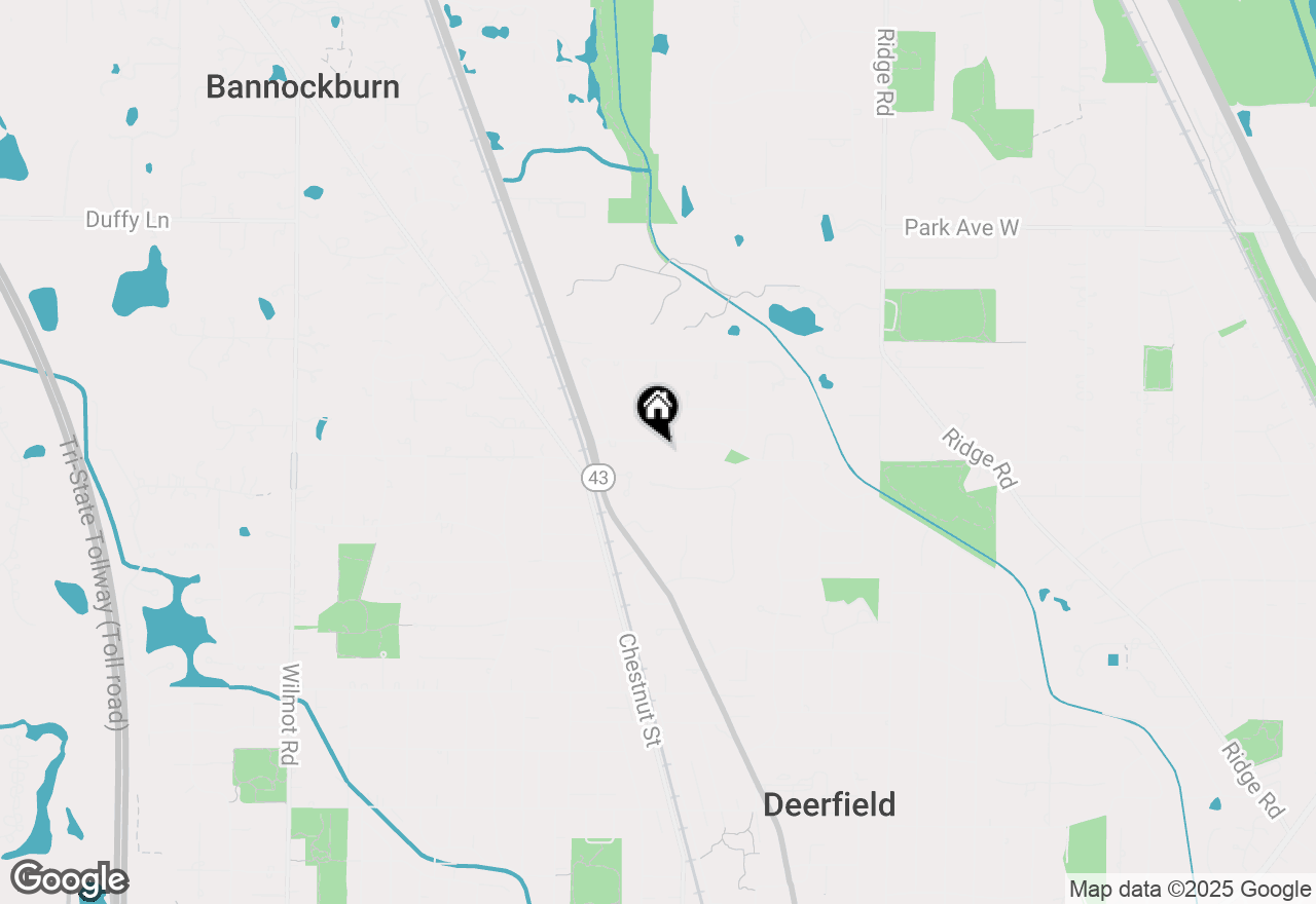 Map of 975 North Avenue, Deerfield, IL 60015