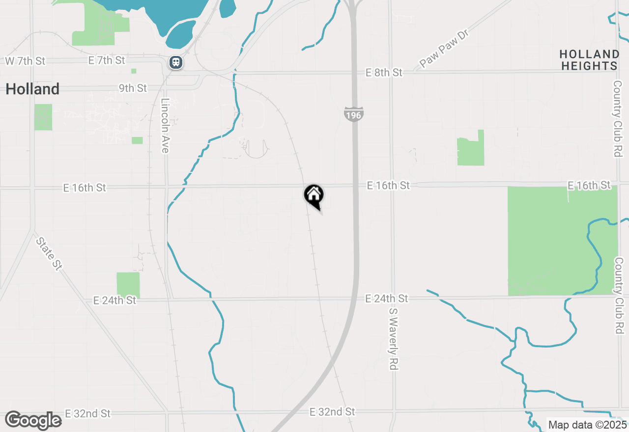 Map of 510 E 16th Street, Holland, MI 49423