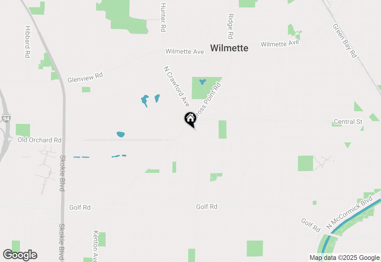 Map of 2555 Gross Point Road #205, Evanston, IL 60201