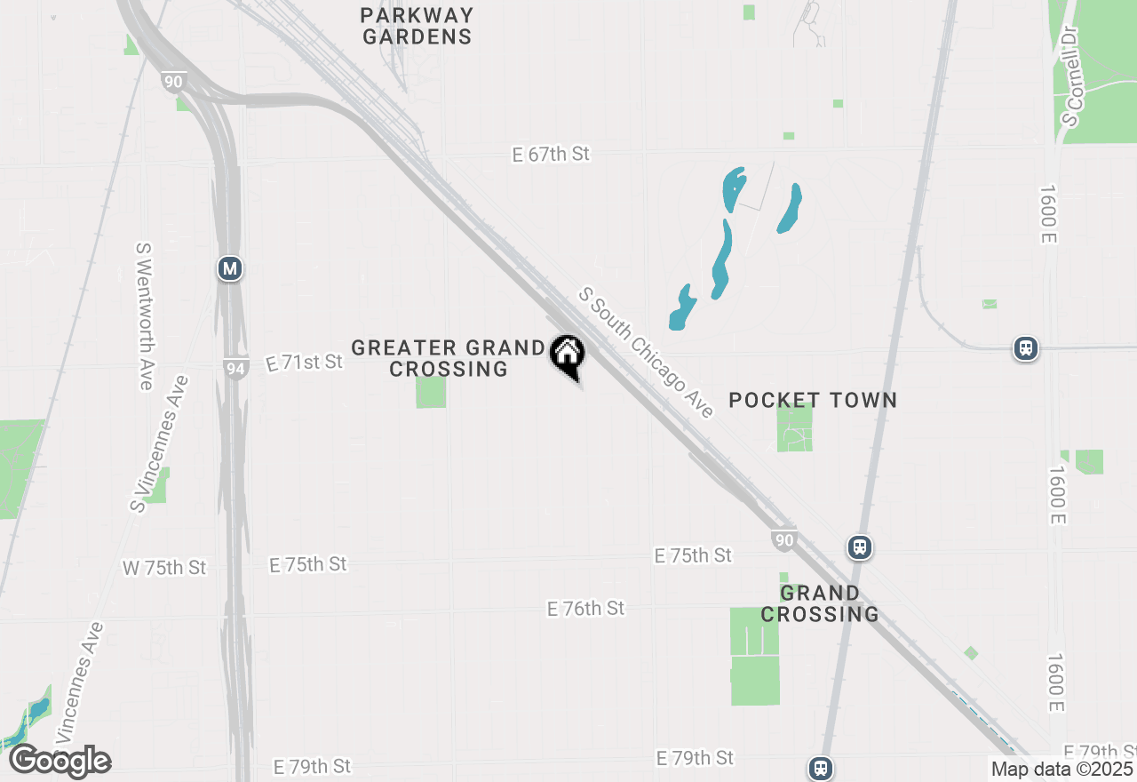 Map of 7144 S Champlain Avenue, Chicago, IL 60619