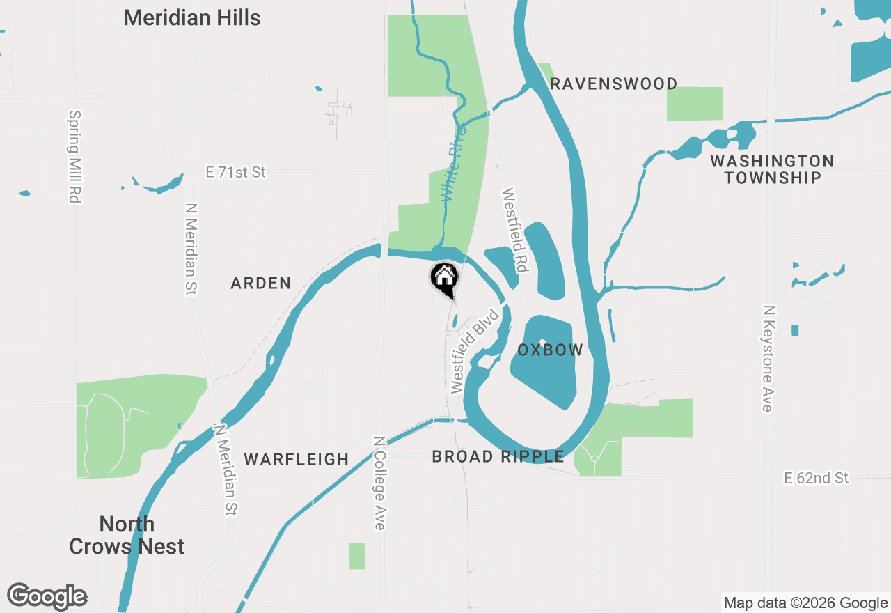 Map of 6662 Cornell Avenue, Indianapolis, IN 46220