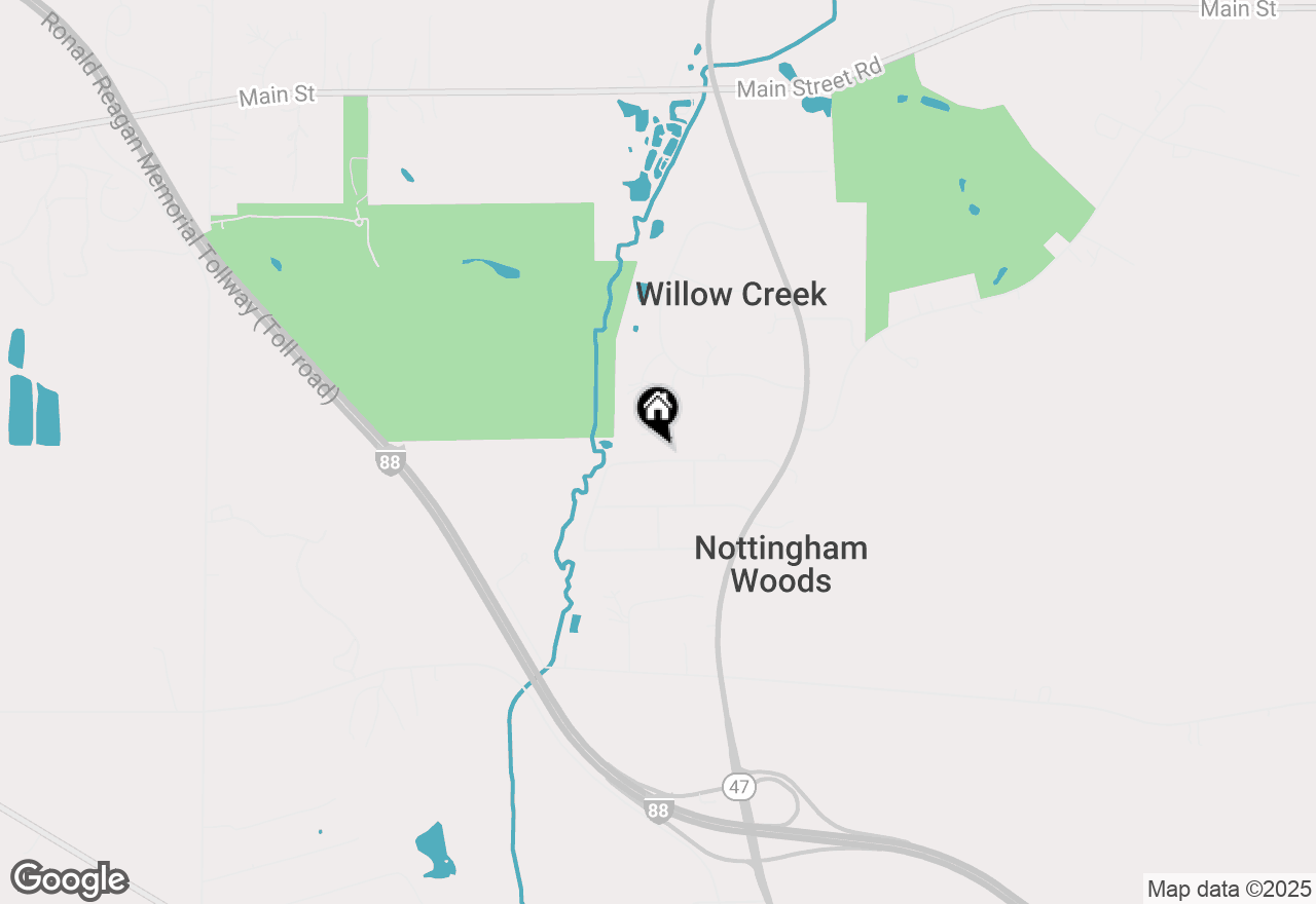 Map of 43W616 Old Midlothian Road, Elburn, IL 60119