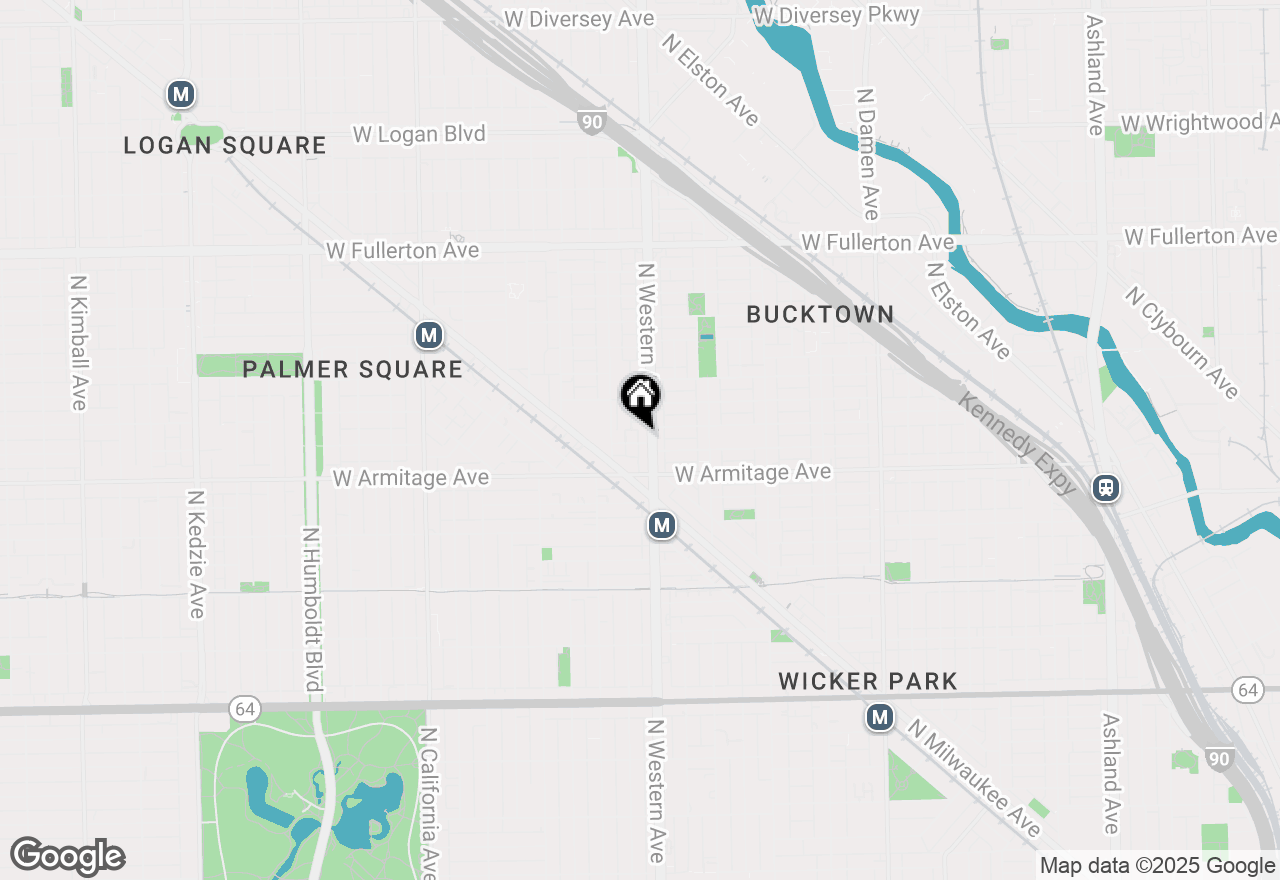 Map of 2402 W Mclean Avenue #301, Chicago, IL 60647