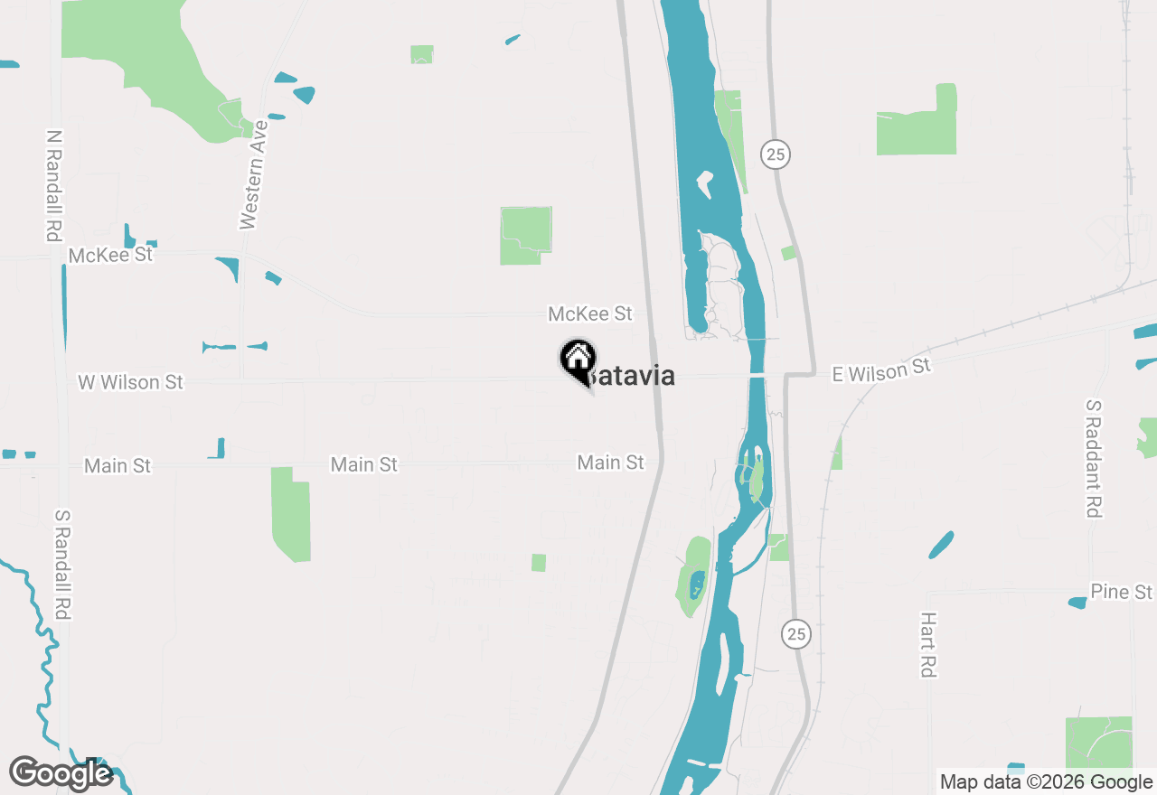 Map of 20 S Jefferson Street, Batavia, IL 60510