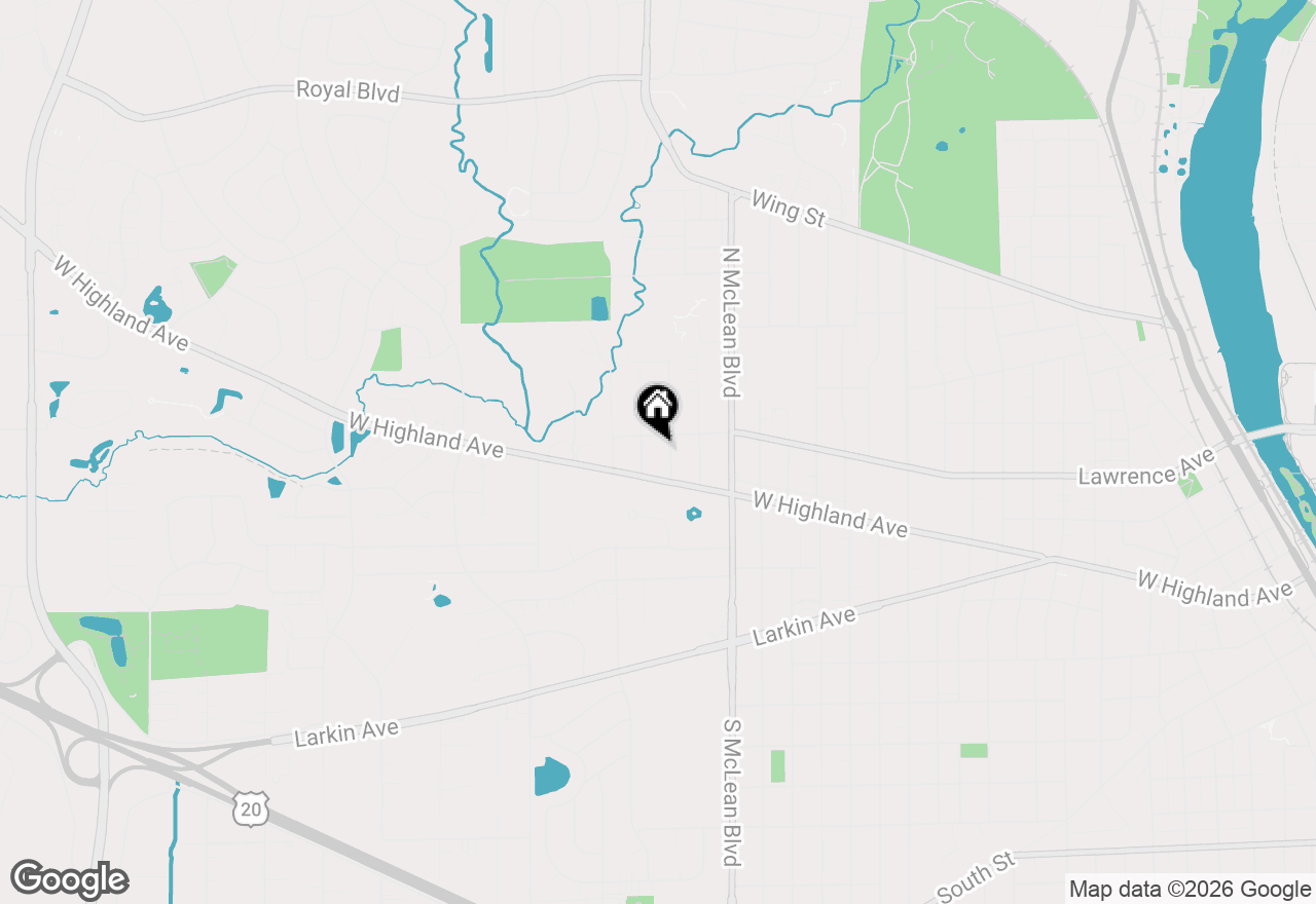 Map of 3328 Chase Lane, Elgin, IL 60124