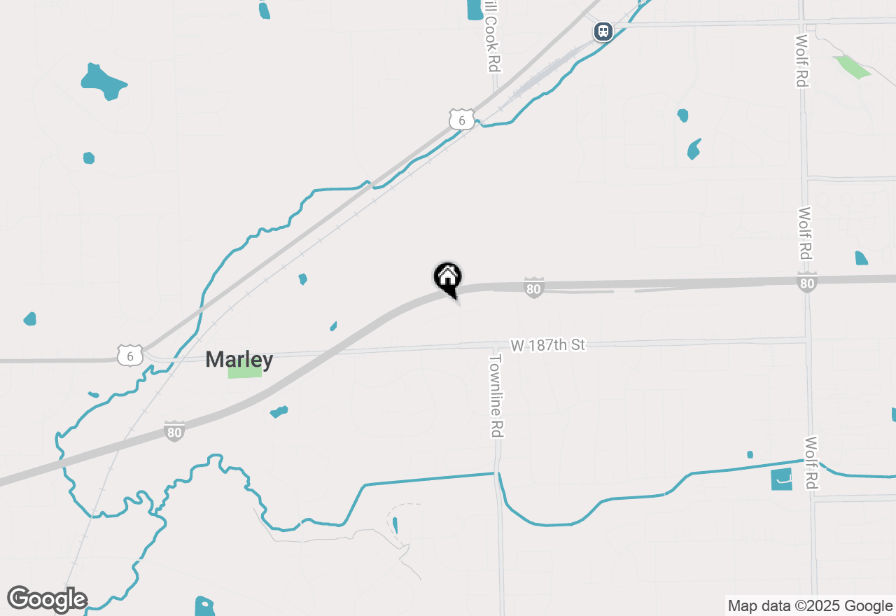 Map of 12114 W Castle Drive, Mokena, IL 60448