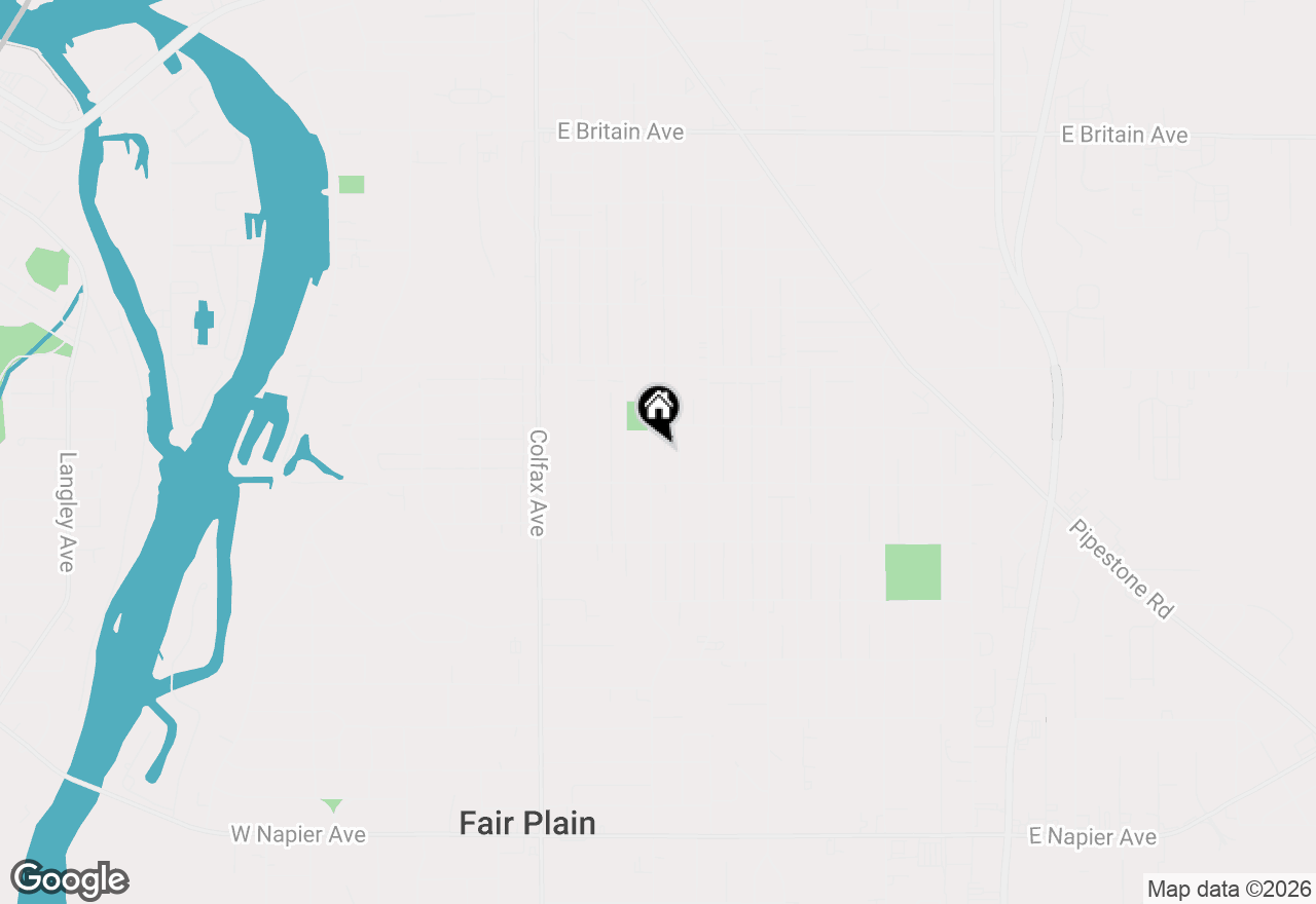 Map of 1045 Broadway, Benton Harbor, MI 49022