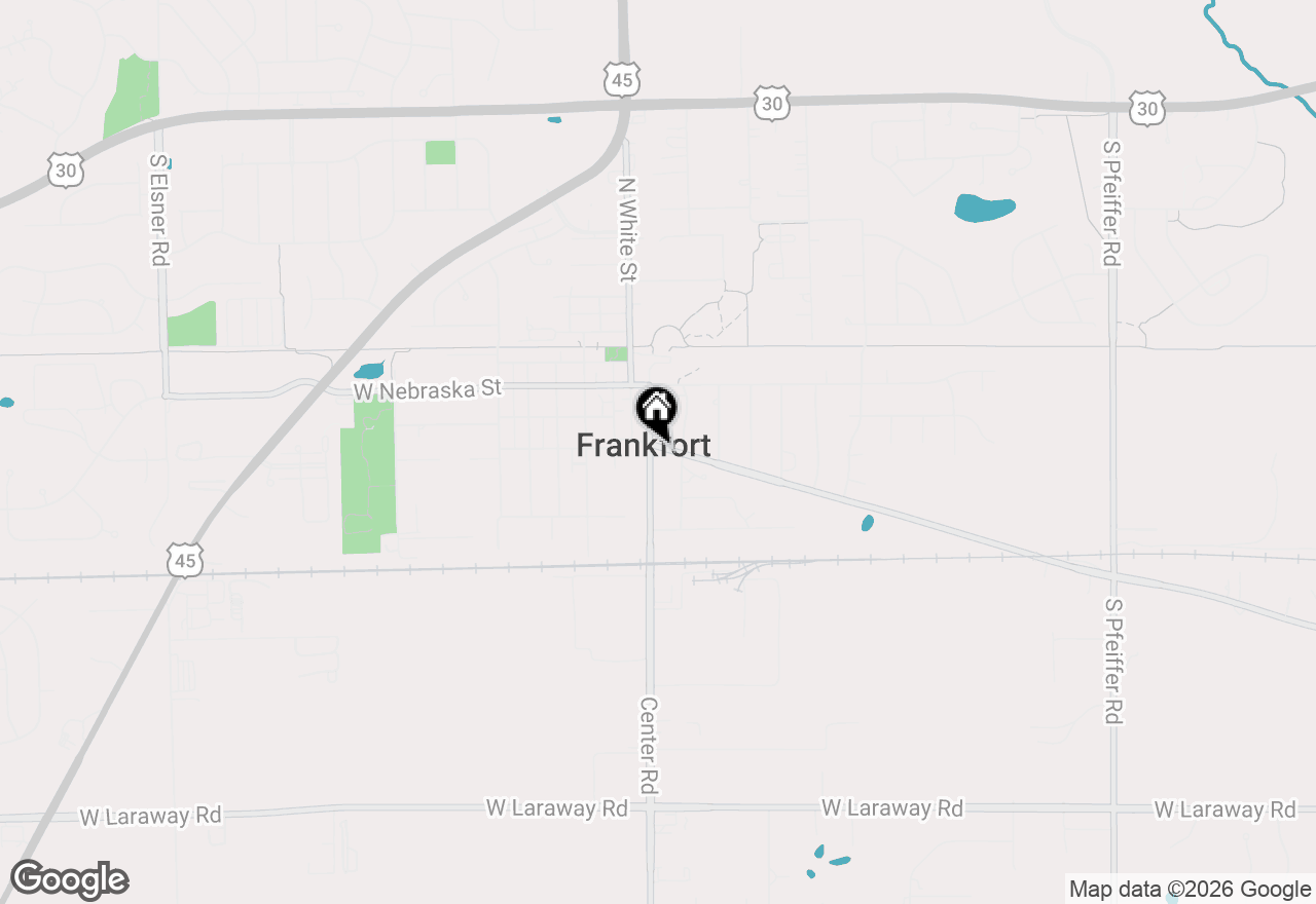 Map of 207 Center Road, Frankfort, IL 60423