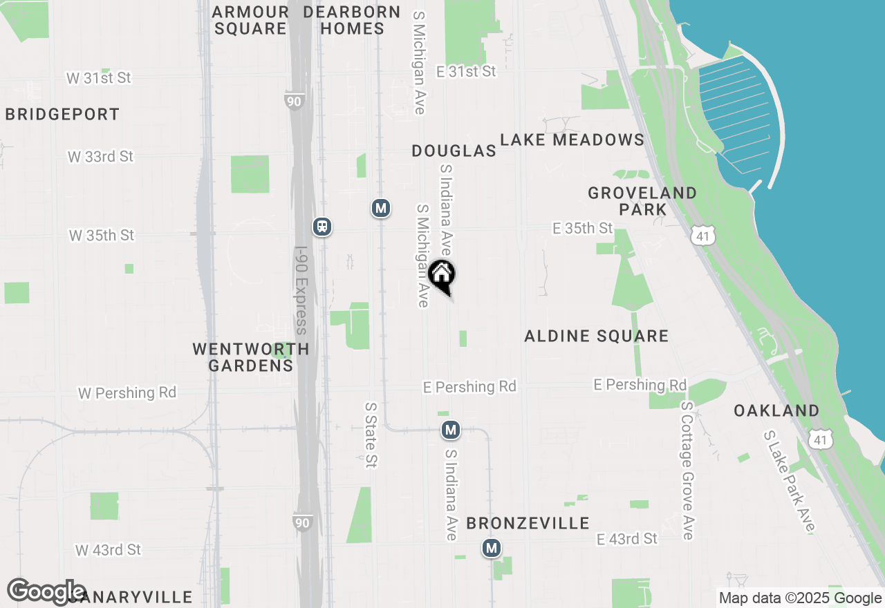 Map of 3670 S Indiana Avenue #1, Chicago, IL 60653