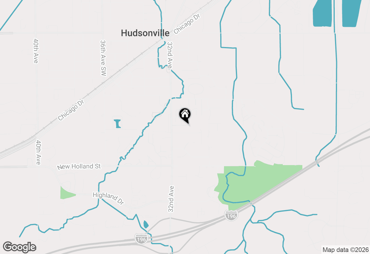 Map of 3168 Beechnut Lane, Hudsonville, MI 49426