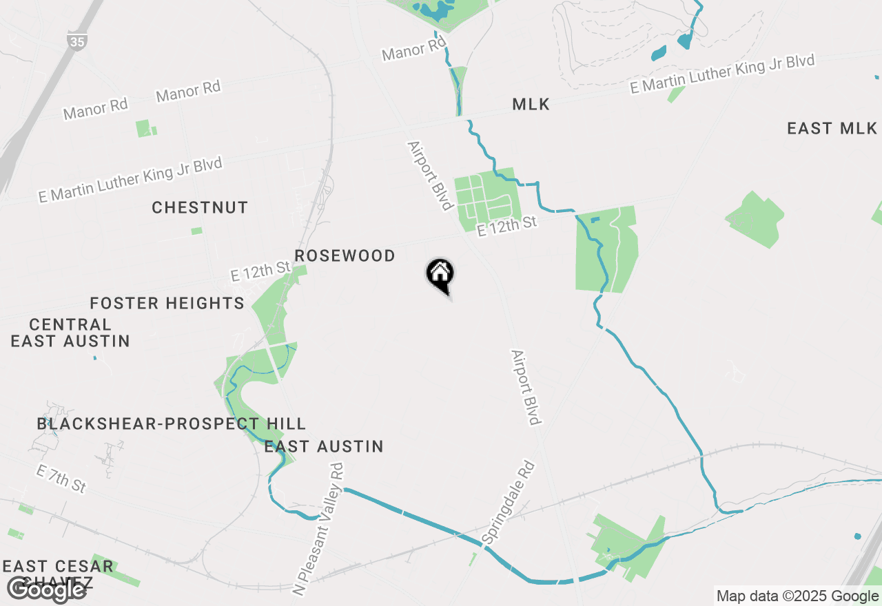 Map of 2812 Oak Springs Dr #1, Austin, TX 78702