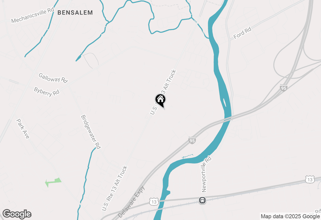 Map of 953 Farley Rd, Bensalem, PA 19020