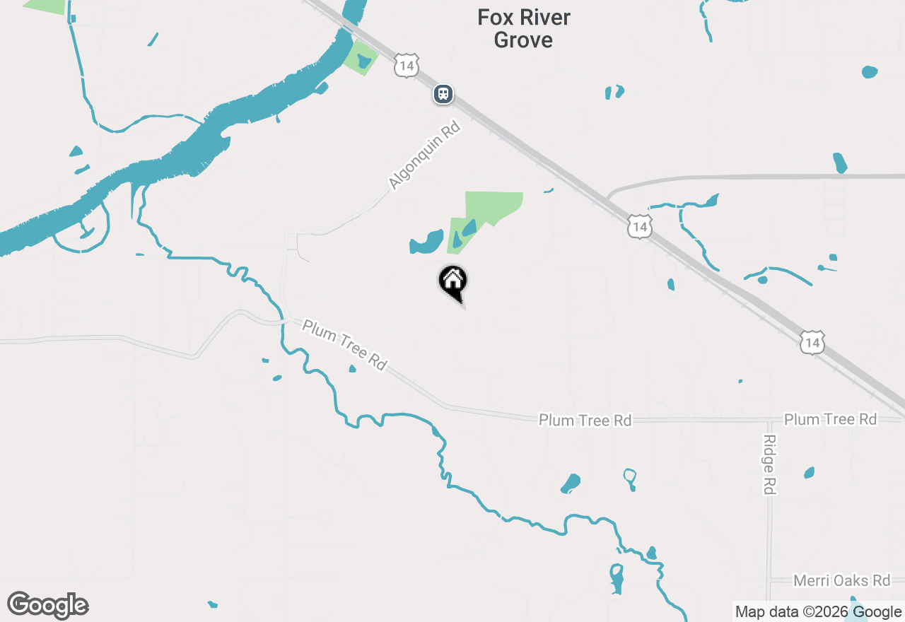 Map of 210 Foxmoor Road, Fox River Grove, IL 60021