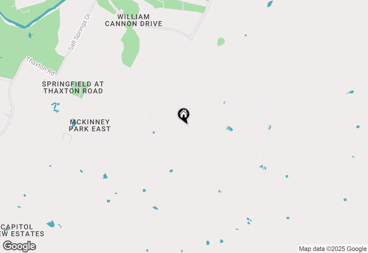 Map of 8107 Philbrook Dr, Austin, TX 78744