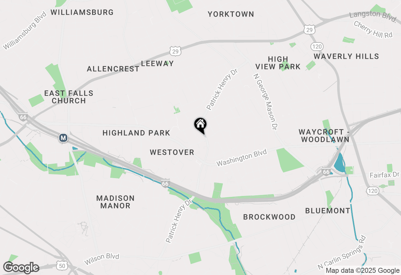 Map of 5739 16th Street N, Arlington, VA 22205