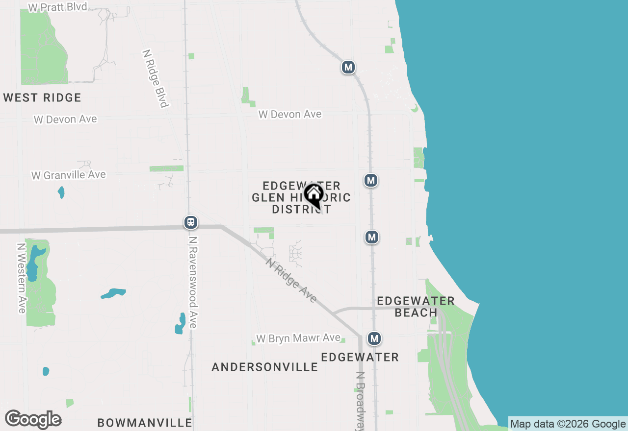 Map of 1331 W Norwood Street, Chicago, IL 60660